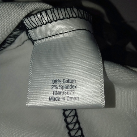 St. John's Bay black amd white checked pattern. - Picture 5 of 8